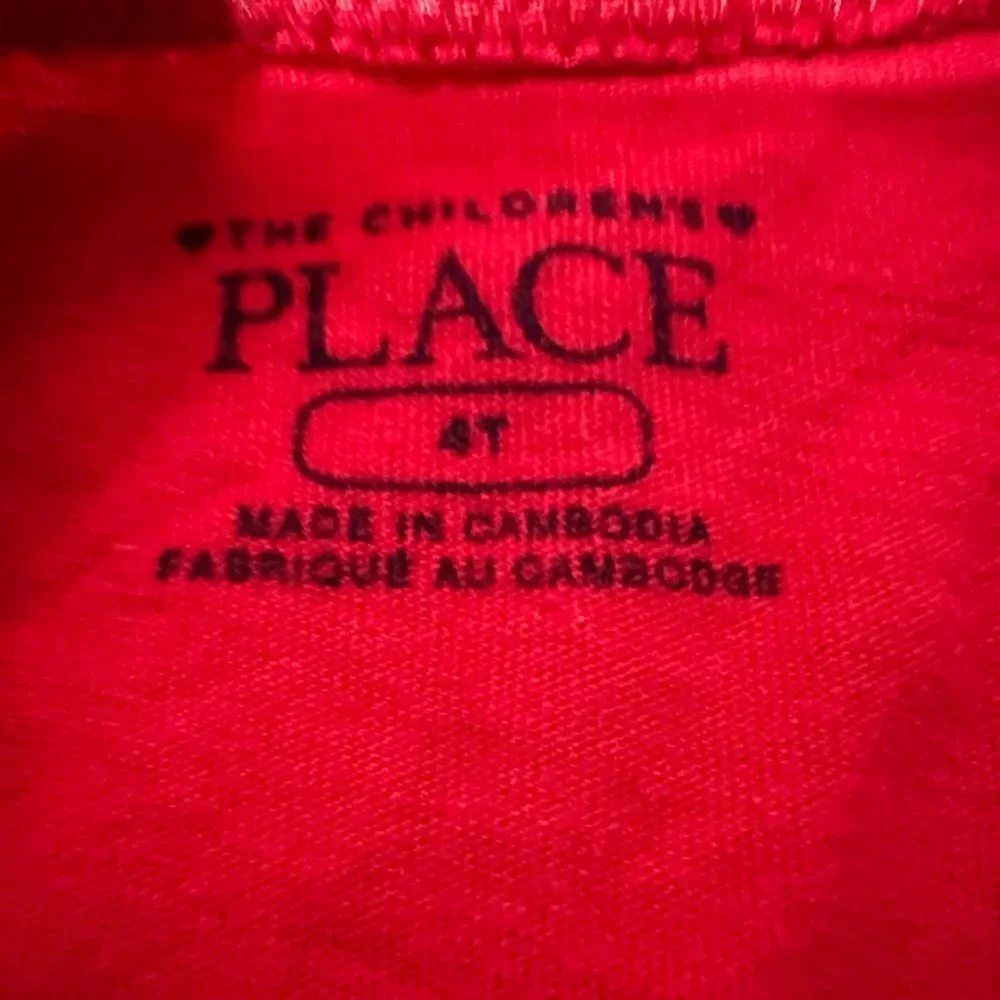 The Children’s Place Christmas Gingerbread Long Sleeve Shirt | Toddler Girl Size